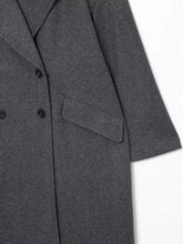 Charger l'image dans la galerie, Manteau Vintage Femme Style Années 20 poche gauche gris