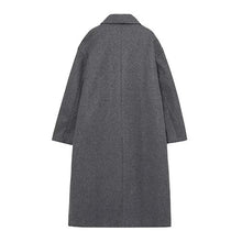 Charger l'image dans la galerie, Manteau Vintage Femme Style Années 20 dos gris