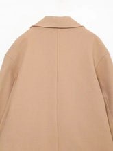 Charger l'image dans la galerie, Manteau Vintage Femme Style Années 20 haut dos kaki