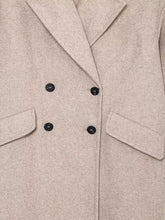 Charger l'image dans la galerie, Manteau Vintage Femme Style Années 20 bouton beige