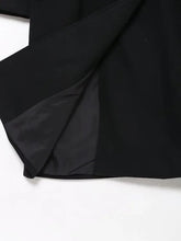 Charger l'image dans la galerie, Manteau Vintage Femme Style Années 20 intérieur noir