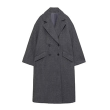 Charger l'image dans la galerie, 47385615565137|47385615597905|47385615630673|47385615663441Manteau Vintage Femme Style Années 20 gris