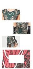 Charger l'image dans la galerie, Robe Année 20 Gatsby détails