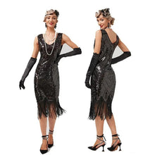 Charger l'image dans la galerie, Tenue Peaky Blinders Femme Soirée Noire