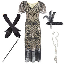 Charger l'image dans la galerie, Robe & Accessoires Style Peaky Blinders - Champagne