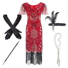 Charger l'image dans la galerie, Robe & Accessoires Style Peaky Blinders & Accessoires - Grace