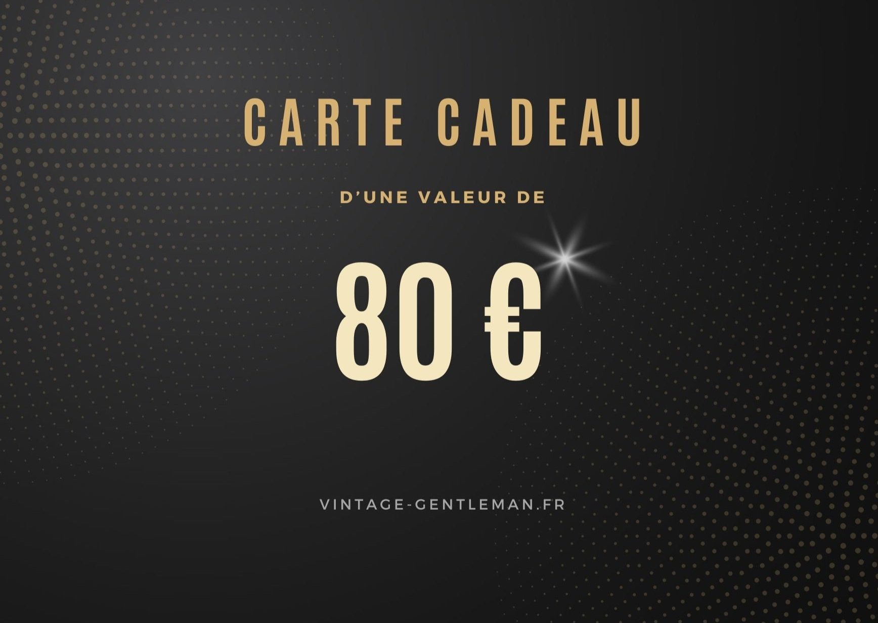 Carte-cadeau Or Gentlemen