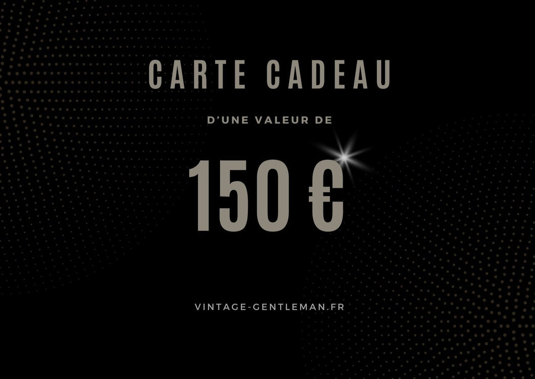 Carte-cadeau Noir Peaky Blinders