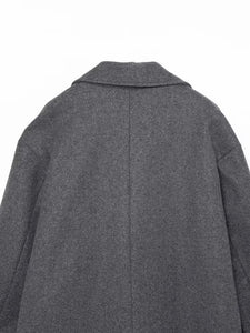 Manteau Vintage Femme Style Années 20 haut dos gris