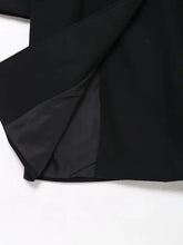 Charger l&#39;image dans la galerie, Manteau Vintage Femme Style Années 20 intérieur noir