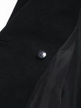 Charger l&#39;image dans la galerie, Manteau Vintage Femme Style Années 20 bouton détail noir