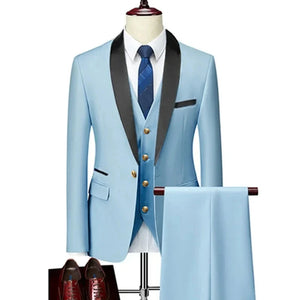 Costume de Mariage Homme Bleu CIel