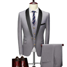 Charger l&#39;image dans la galerie, Costume de Mariage Homme Gris