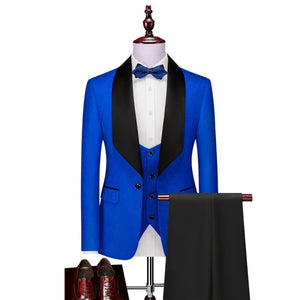 Costume de Mariage bleu