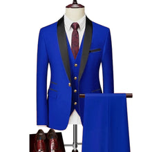 Charger l&#39;image dans la galerie, Costume de Mariage Homme Bleu Flash