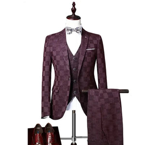 Tenue Mariage Homme Pourpre