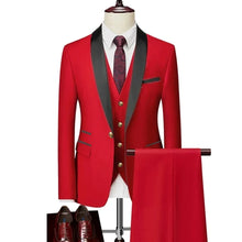 Charger l&#39;image dans la galerie, Costume de Mariage Homme Rouge