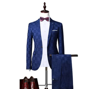 Tenue Mariage Homme bleu shelby