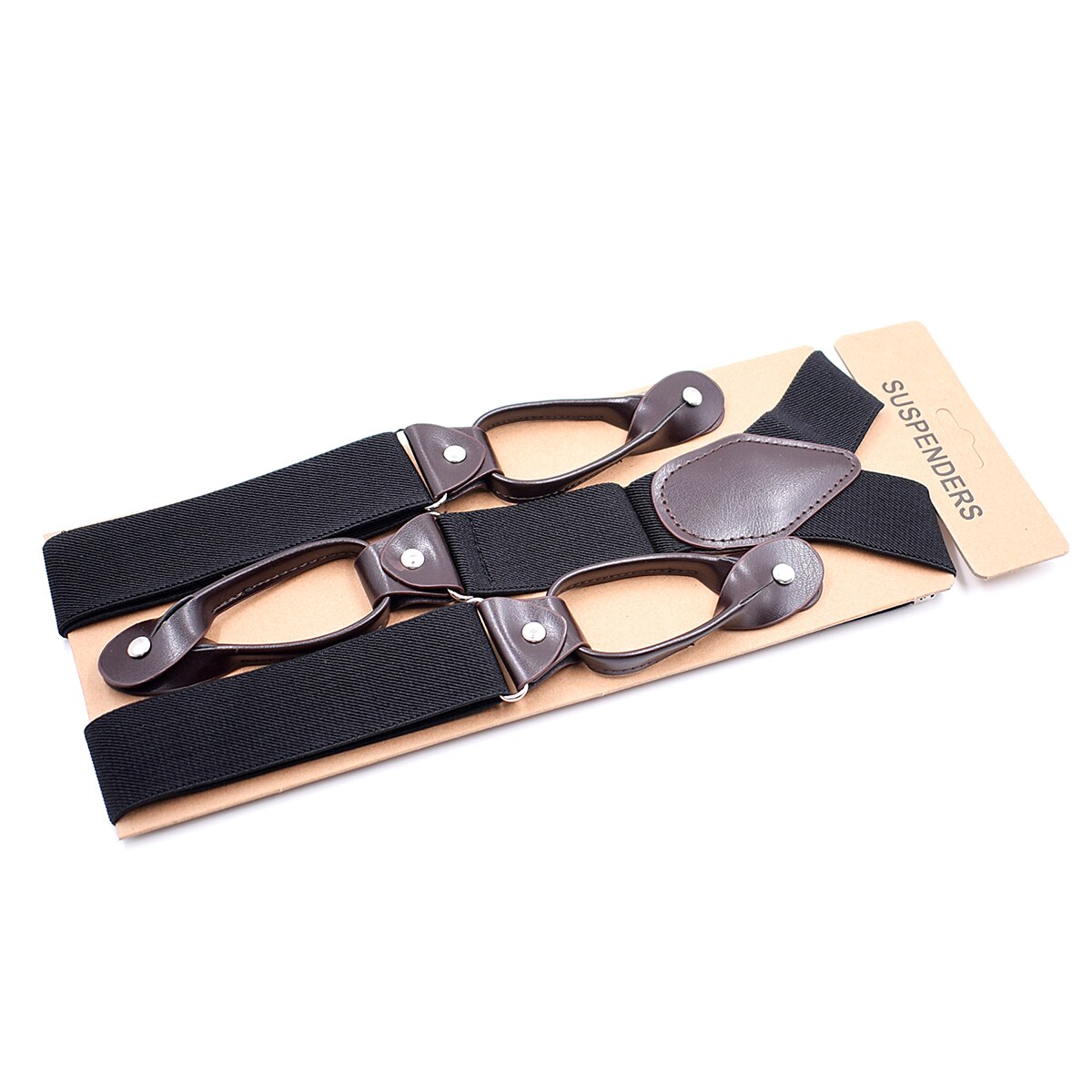Bretelles élastiques Pour Hommes - Style Rétro En Y, Ajustables, Couleur Marron, Neuf Avec étiquettes